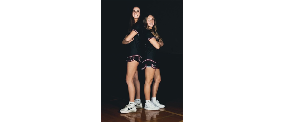 2023 Varsity Team Captains Kennedy Dean and Ellie Kotanian