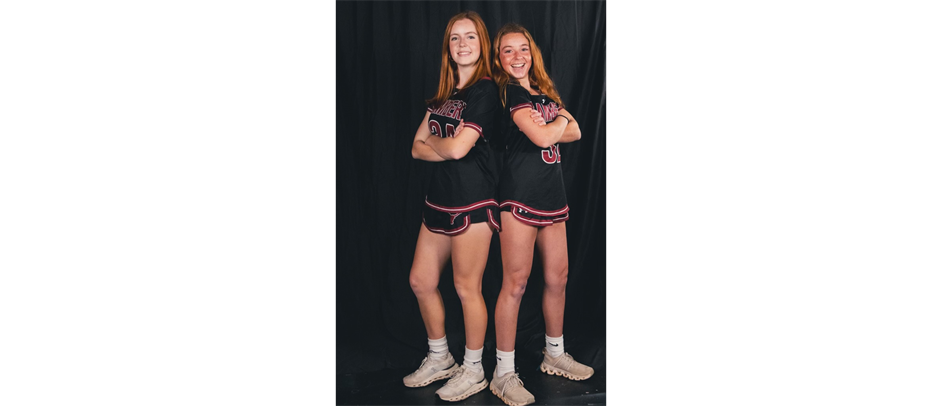 2024 Varsity Team Captains Emma Barratt  and Megan Snyder